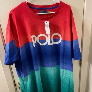 Ralph Lauren Polo Tee/Green/Blue/Red